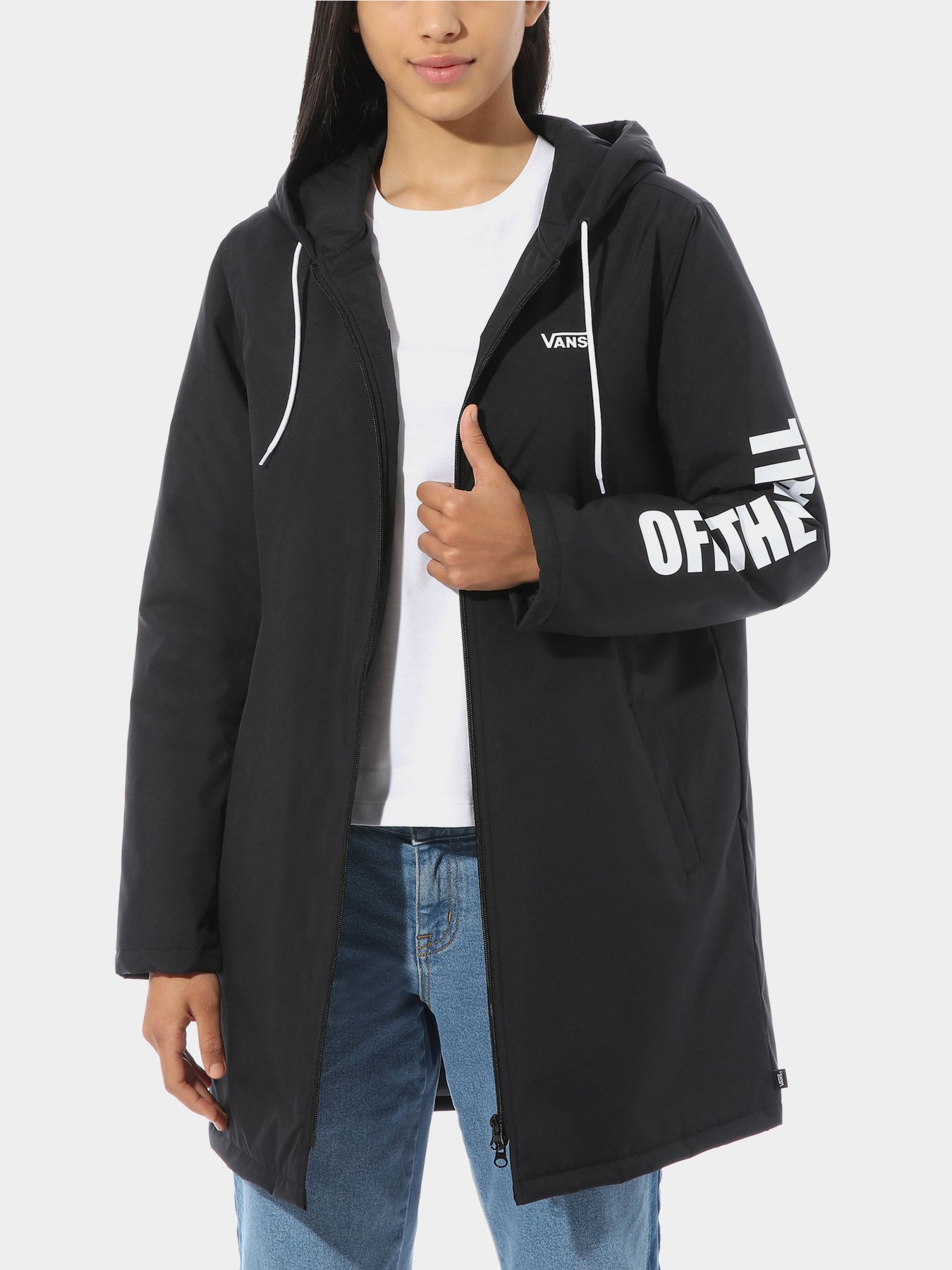Куртки и дубленки Vans ALLI II WINDBREAKER модель VN0A4SCOBLK1 Фото