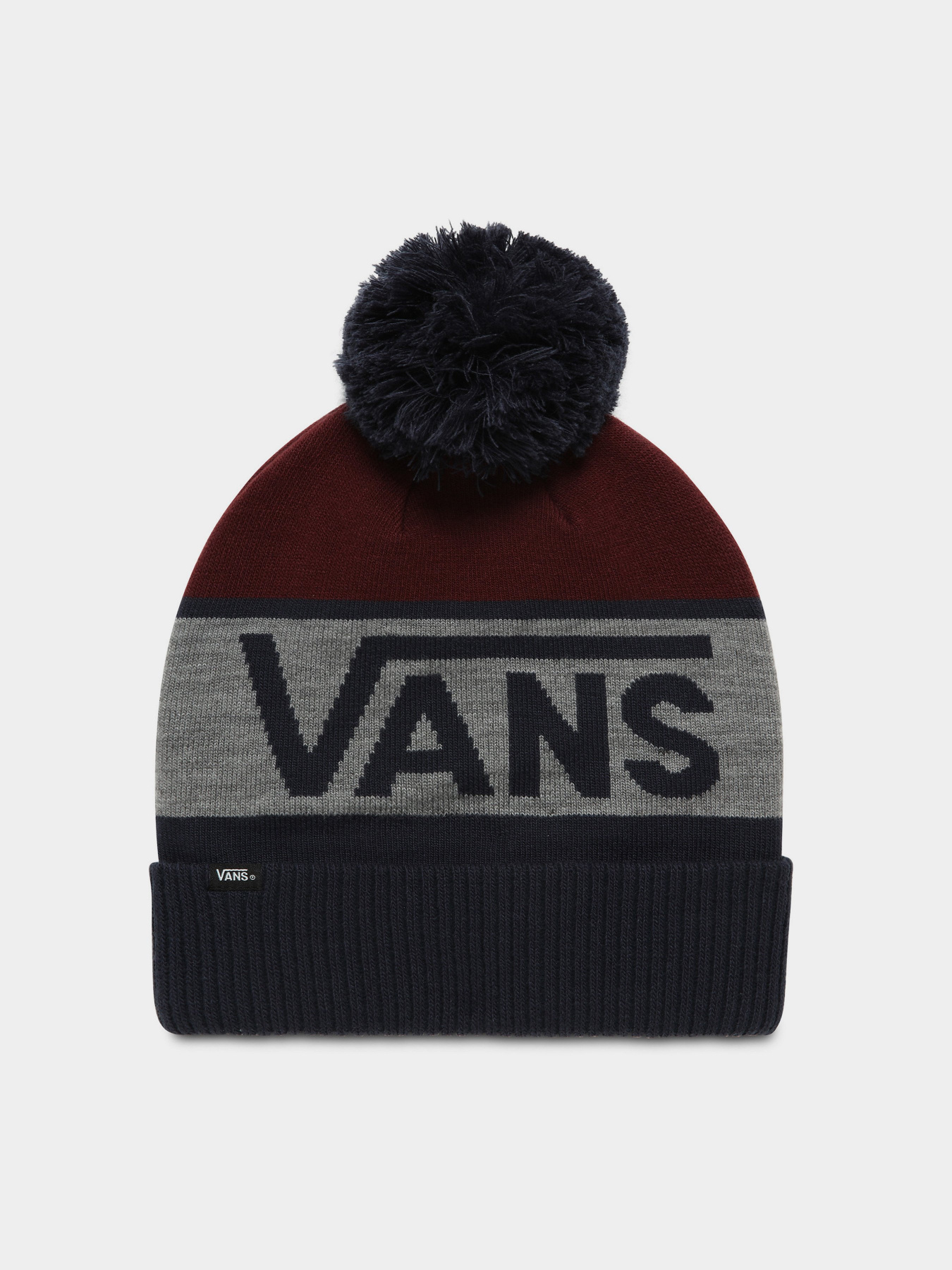 Шапки та кепки Vans STRIPE POM BEANIE модель VN0A4SFOKF11 Фото