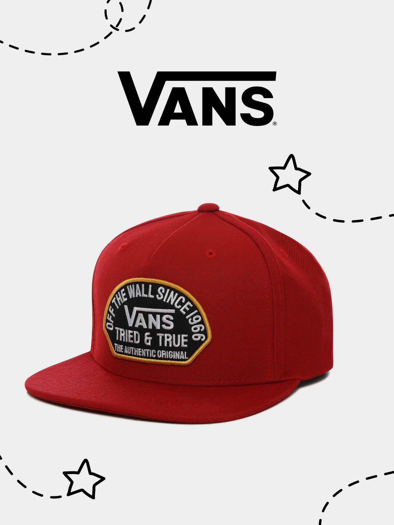 Шапки и кепки Vans AUTHENTIC OG SNAPBACK модель VN0A4TPU14A1 Фото