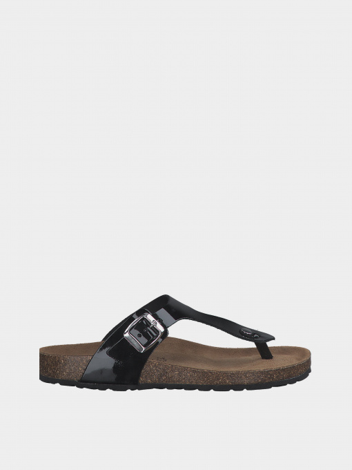 Шлёпанцы Marco Tozzi модель 2-2-27402-20 018 BLACK PATENT Фото