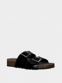 Шлёпанцы Marco Tozzi модель 2-2-27405-20 018 BLACK PATENT Фото