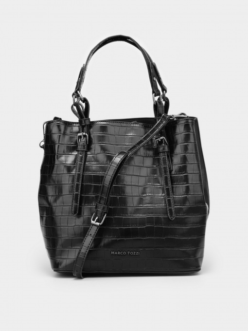 Сумки Marco Tozzi модель 2-2-61007-27 004 BLACK CROCO Фото