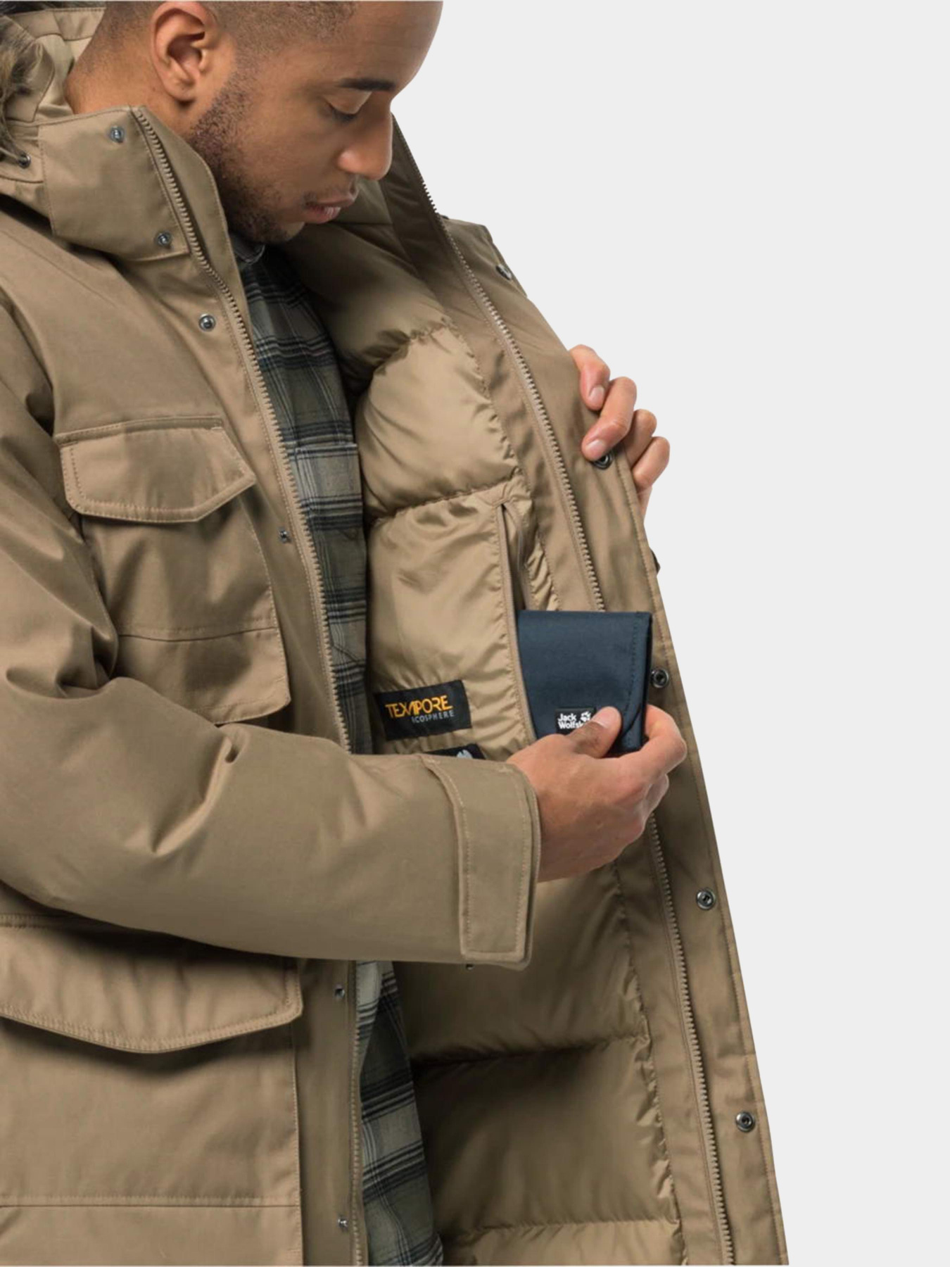 Куртки и дубленки Jack Wolfskin Winterfrost Down модель 1115441_5136 Фото