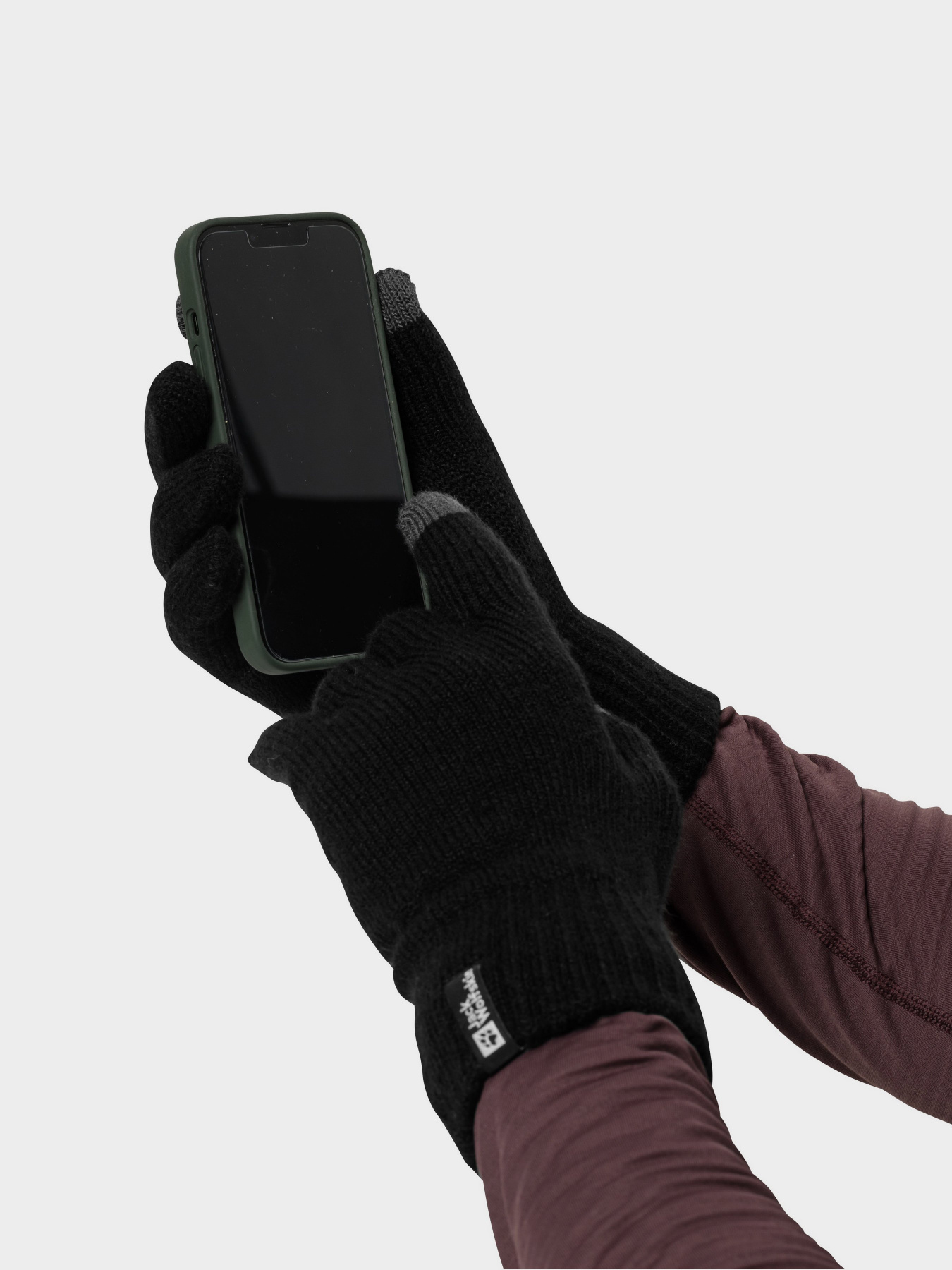 Рукавиці та рукавички Jack Wolfskin Rib модель 1911681_6000 Фото