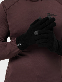Рукавиці та рукавички Jack Wolfskin Rib модель 1911681_6000 Фото