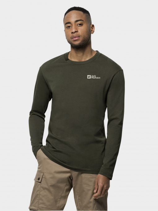 Худі та світшоти Jack Wolfskin Essential Longsleeve модель 1808821_4341 Фото