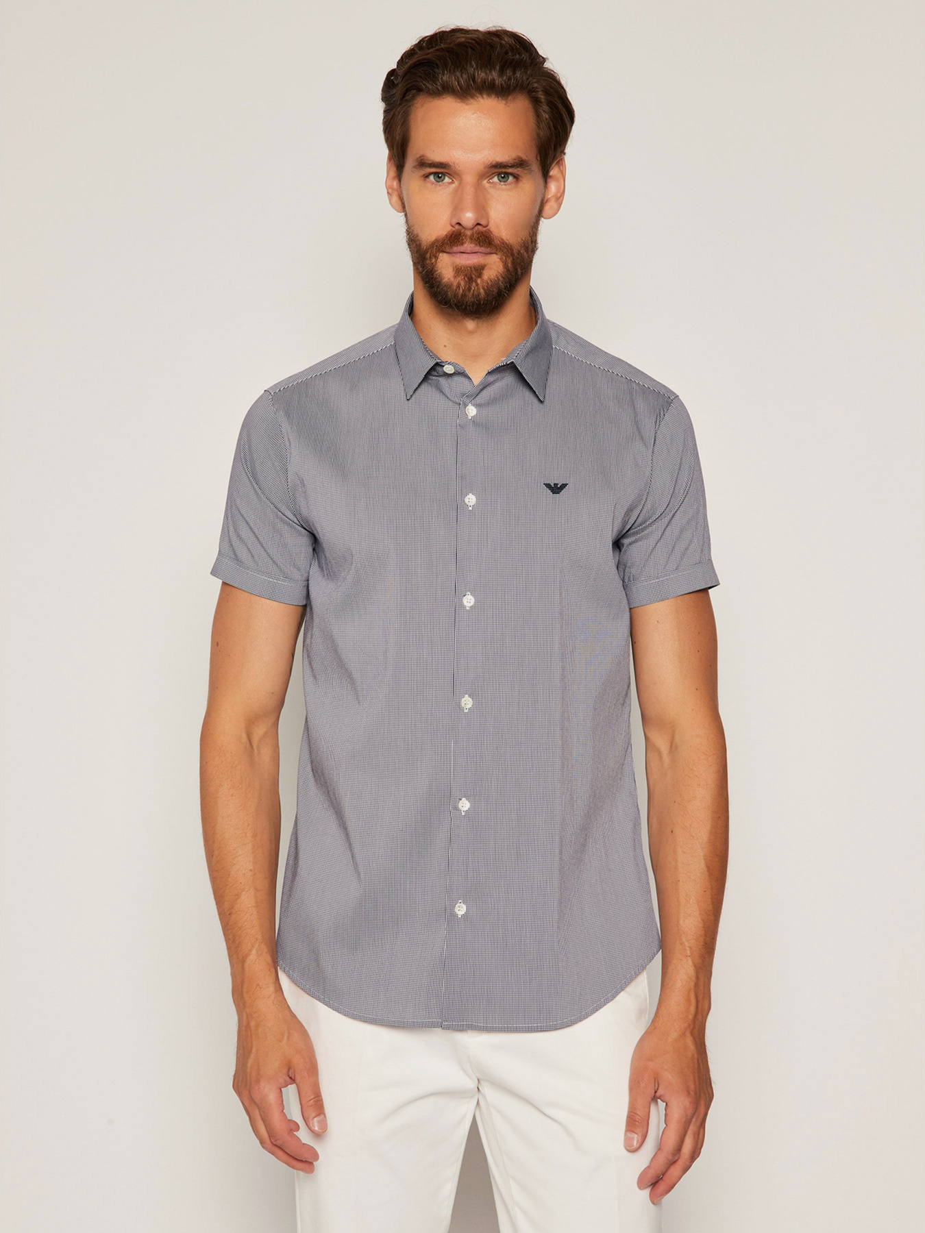 Рубашки Emporio Armani модель 8N1C10-1N06Z-F916 Рубашки Emporio Armani модель 8N1C10-1N06Z-F916 Фото