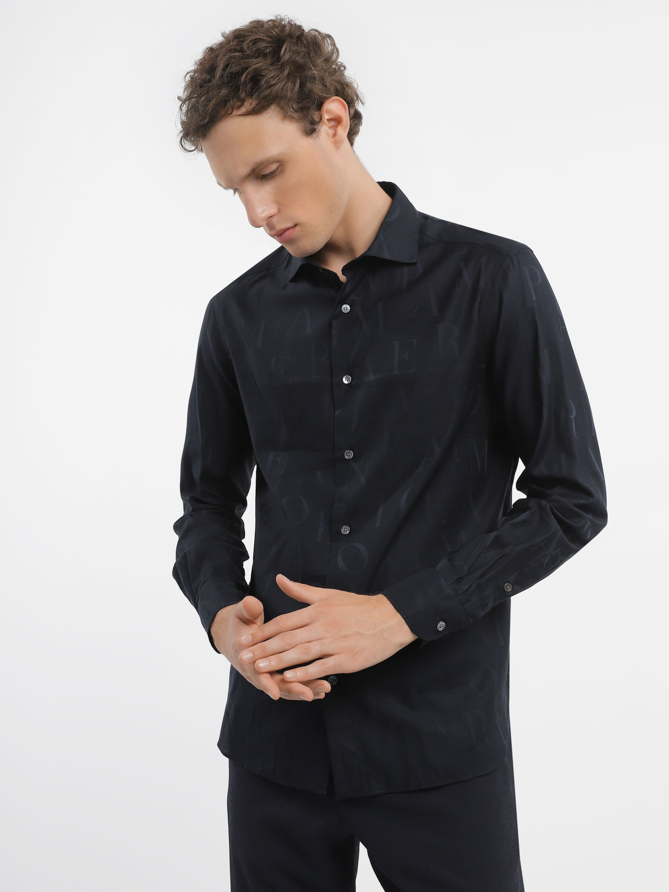 Рубашки Emporio Armani модель 6R1C86-1K0TZ-F907 Фото