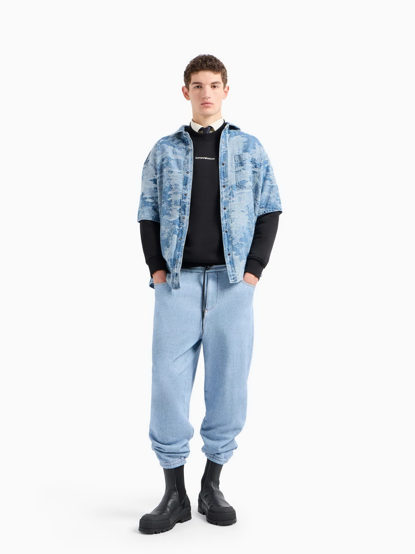 Худи и свитшоты Emporio Armani модель 3D1MEC-1JODZ-0033 Фото