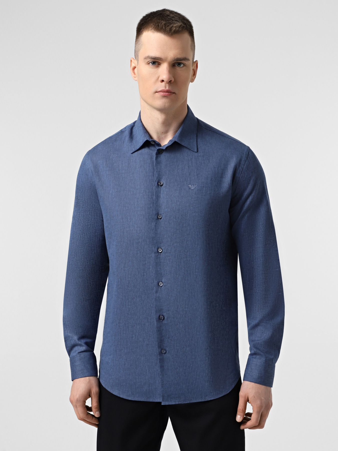 Рубашки Emporio Armani модель EM000099-TE14112-OB006 Рубашки Emporio Armani модель EM000099-TE14112-OB006 Фото