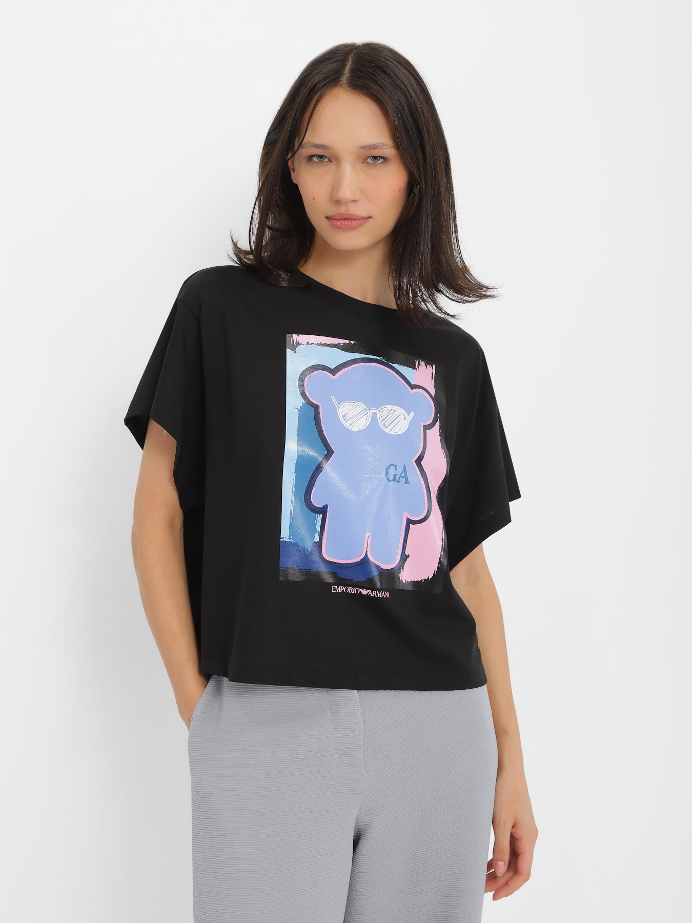Футболки і поло Emporio Armani MANGA BEAR модель 3R2T8F-2JQ4Z-0999 Фото