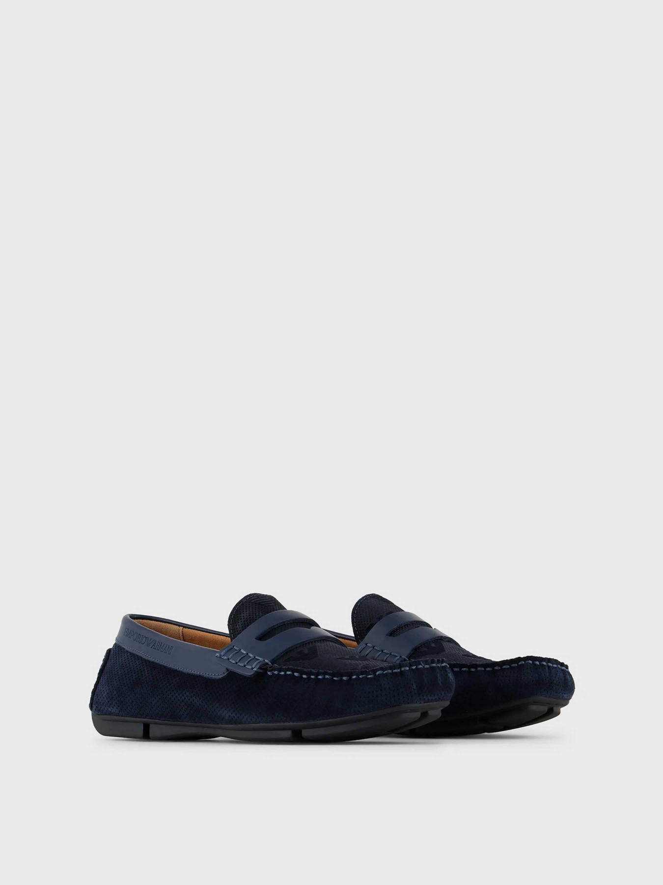 Слипоны и мокасины Emporio Armani модель X4B146-XN784-M785 Фото
