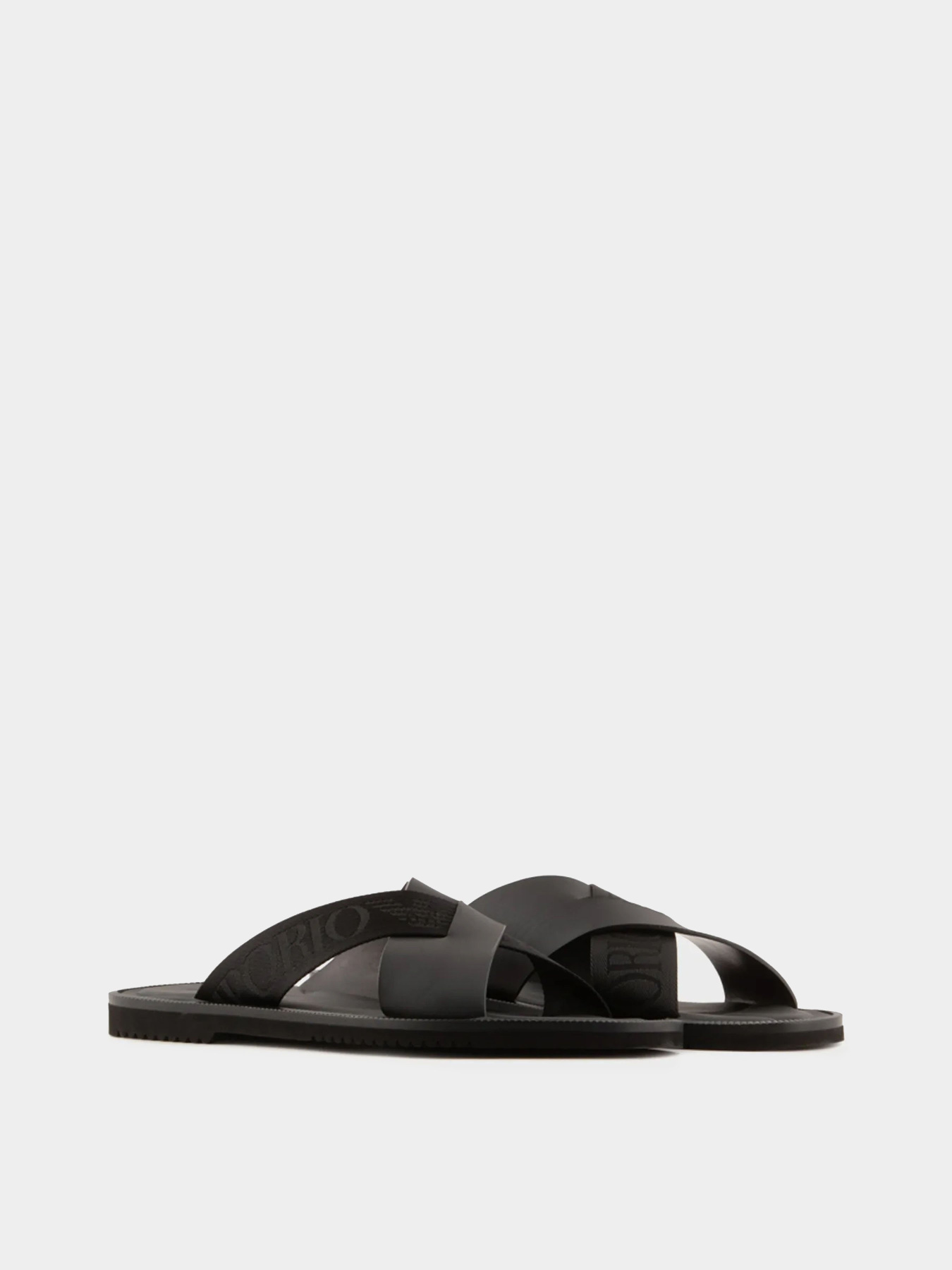 Шлёпанцы Emporio Armani модель X4P124-XN787-K001 Фото