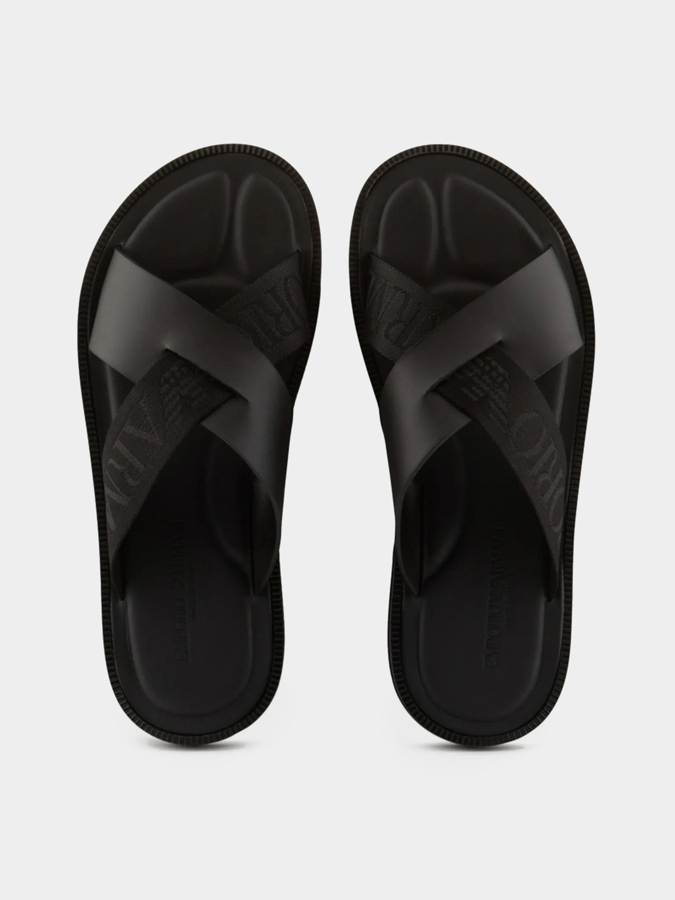 Шлёпанцы Emporio Armani модель X4P124-XN787-K001 Фото