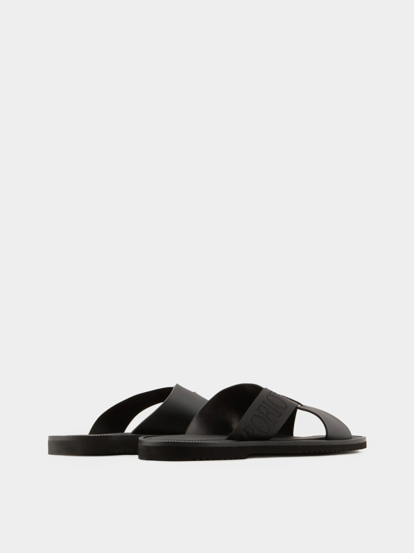 Шлёпанцы Emporio Armani модель X4P124-XN787-K001 Фото