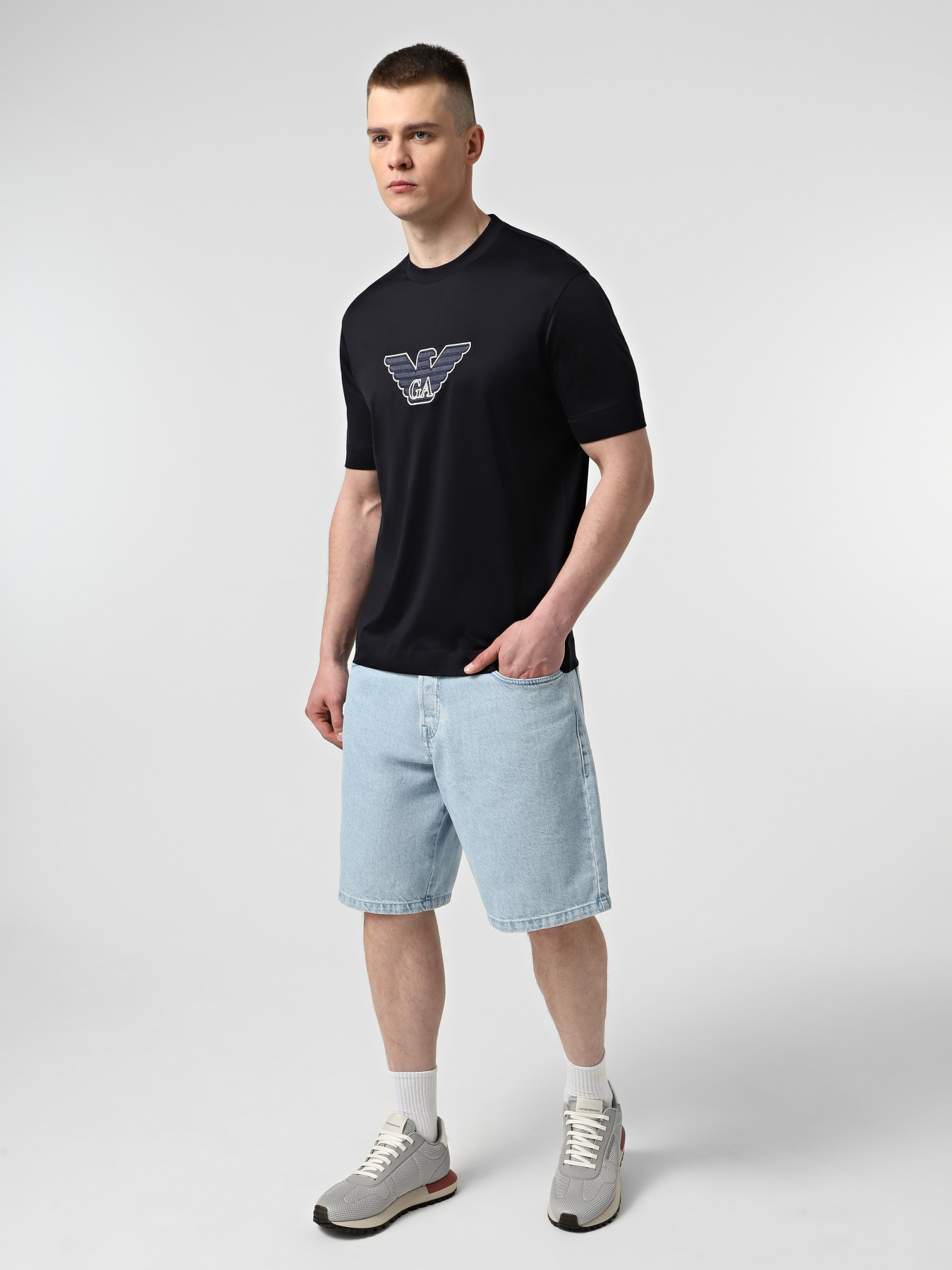 Кроссовки Emporio Armani модель X4X684-XR324-U556 Кроссовки Emporio Armani модель X4X684-XR324-U556 Фото