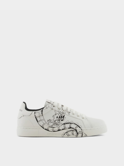 Кеды Emporio Armani Chinese New Year модель EW000045-AF10032-U0003 Фото