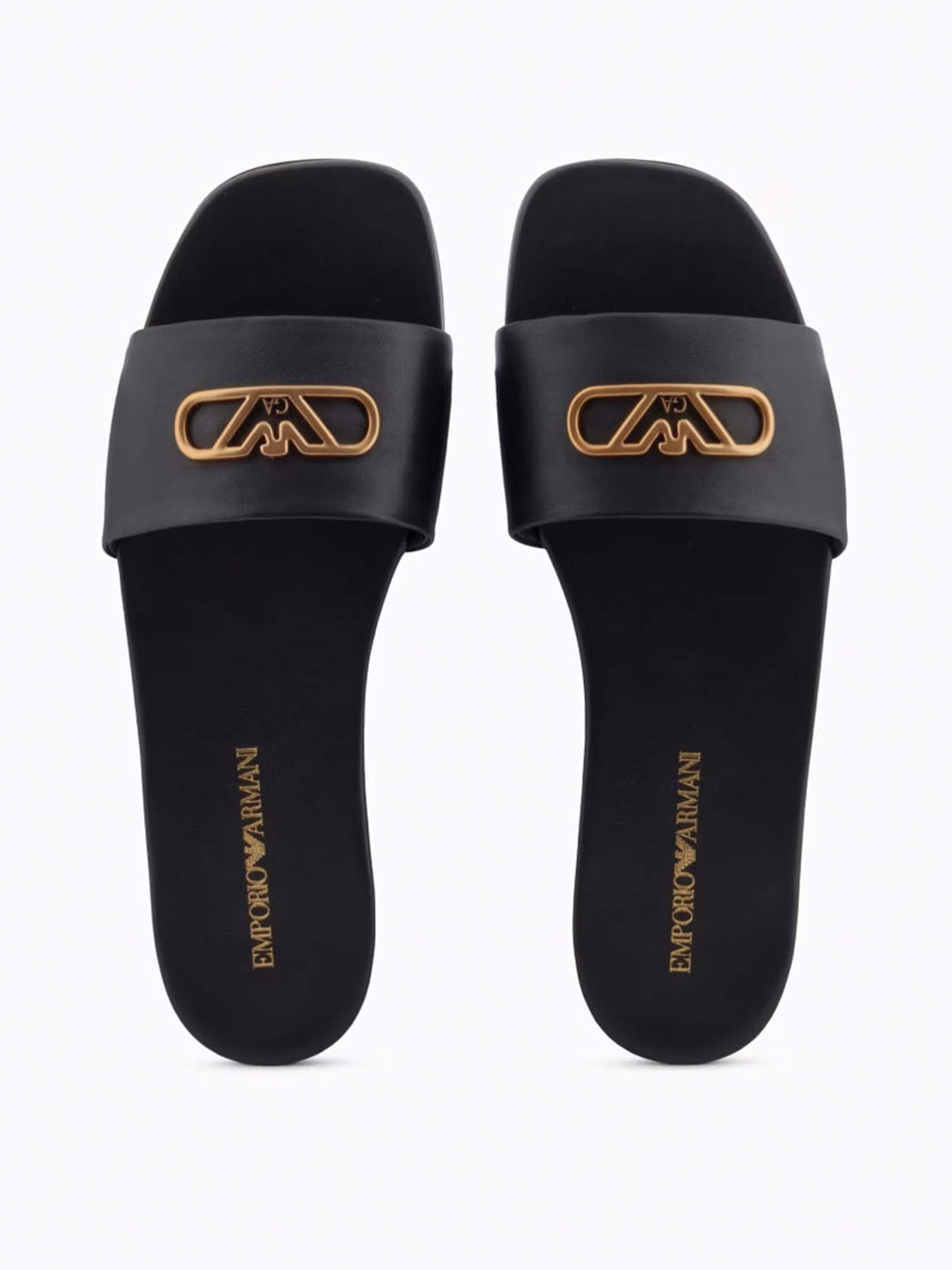 Шлёпанцы Emporio Armani модель X3P846-XF271-00002 Фото