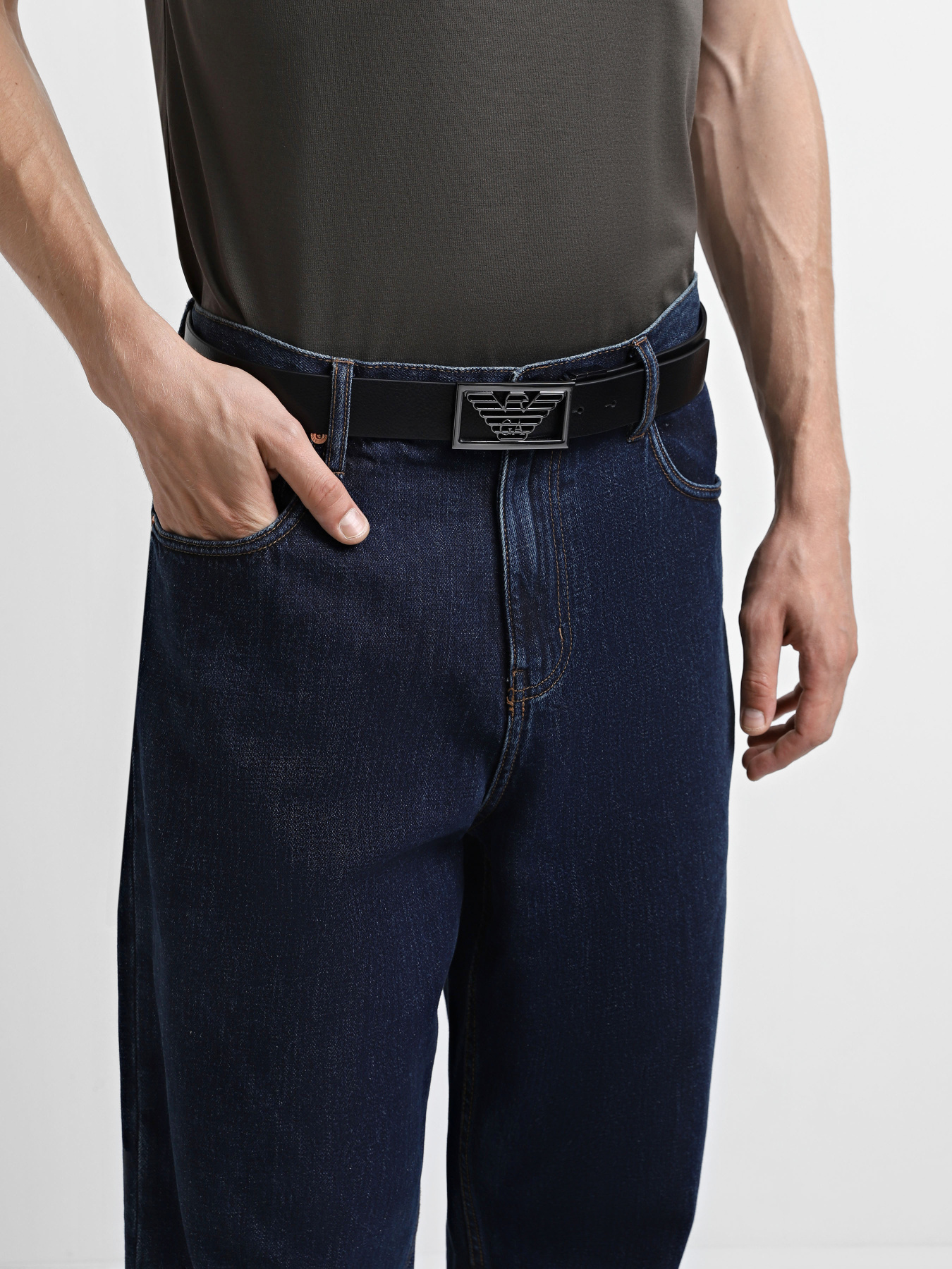 Ремені Emporio Armani модель Y4S507-Y134J-88244 Фото