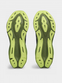 Кроссовки Asics Novablast 3 модель 1011B458-005 Чорний, зелений Фото