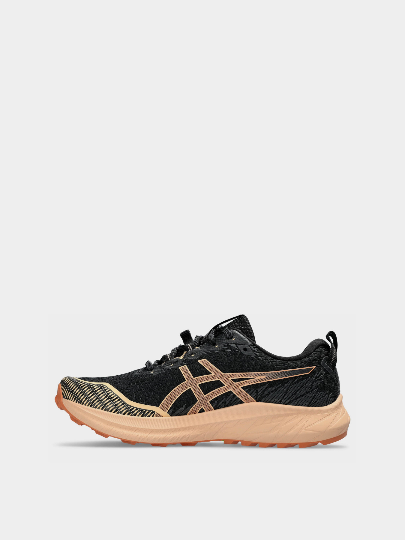 Кросівки Asics Fuji Lite 4 модель 1012B514-001 Чорний, персиковий Фото