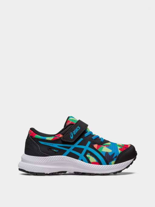 Кроссовки Asics Contend 8 Ps модель 1014A293-003 Чорний, синій Фото