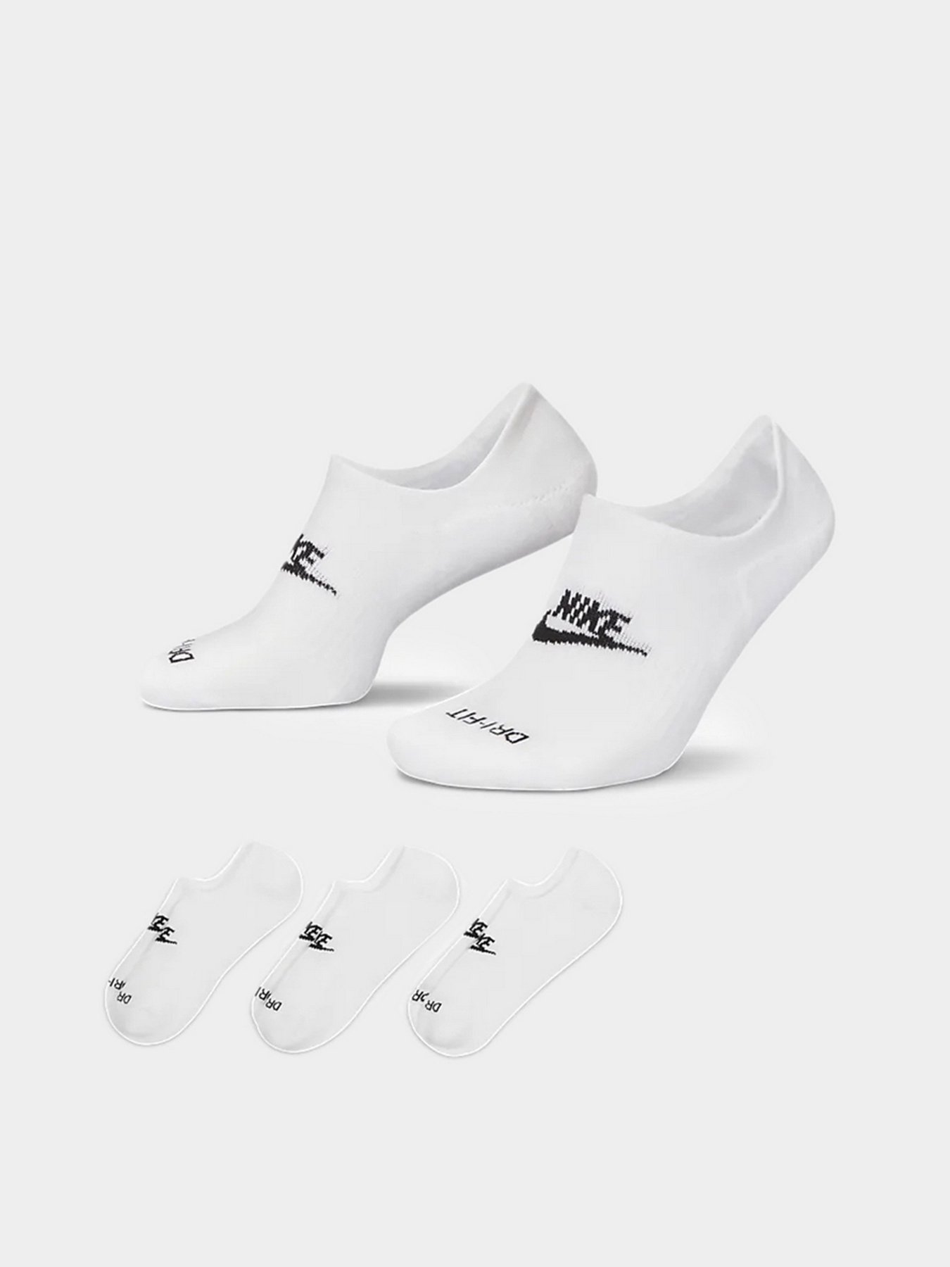 Шкарпетки та гольфи NIKE Everyday Plus Cushioned модель DN3314-100 Фото