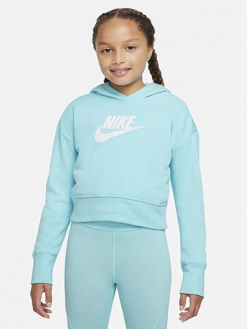 Худі та світшоти NIKE G Nsw Club Ft Crop модель DC7210-482 Фото