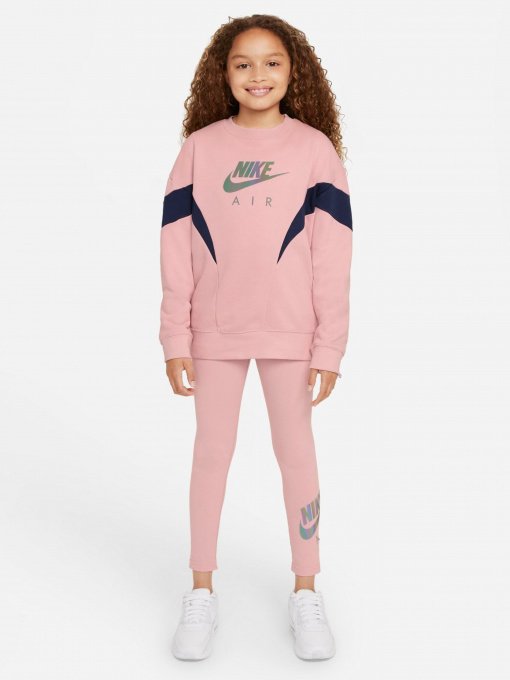 Худи и свитшоты NIKE  Girls NSW Air Crew модель DD7135-630 Фото