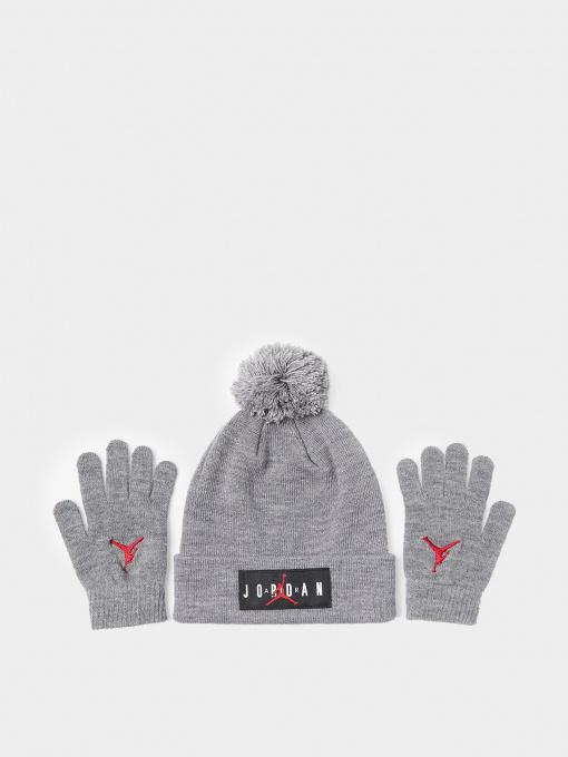 Шапки и кепки NIKE  Jan Hbr Pom Beanie Set модель 8A0576-GEH Фото