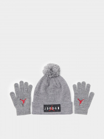 Шапки та кепки NIKE  Jan Hbr Pom Beanie Set модель 8A0576-GEH Фото