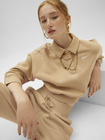 Штани NIKE Sportswear Phoenix Fleece модель DQ5688-200 Фото