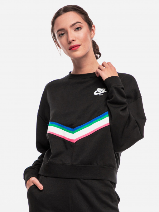Худи и свитшоты NIKE Sportswear Heritage Crew модель CU5877-010 Фото