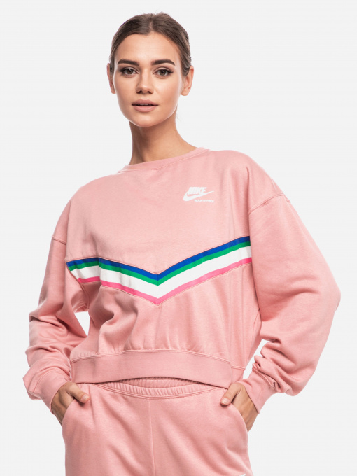 Худи и свитшоты NIKE Sportswear Heritage Crew модель CU5877-685 Фото
