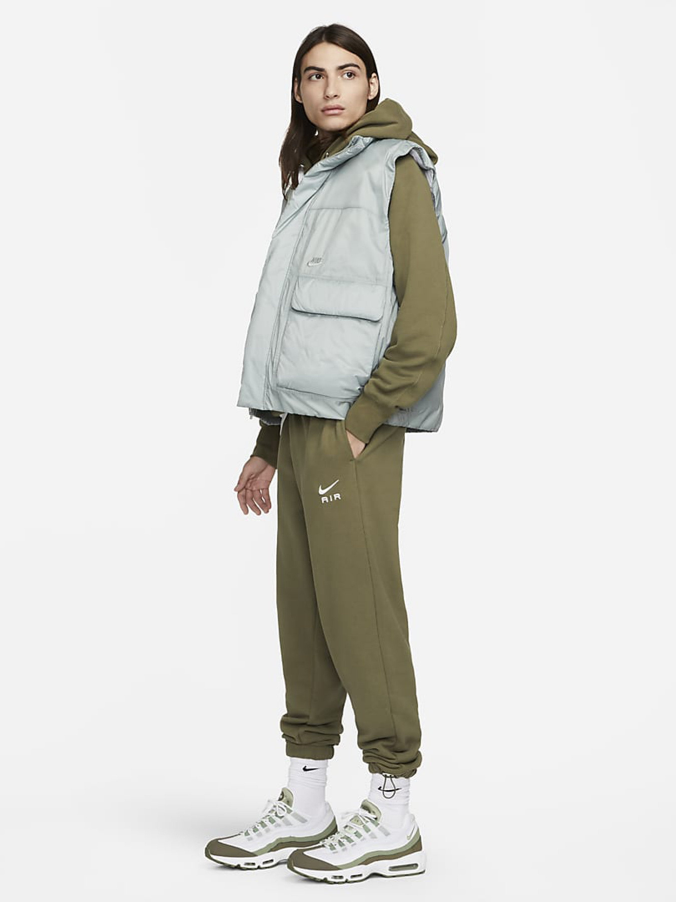 Штани NIKE Air FT Jogger модель DV9845-222 Штани NIKE Air FT Jogger модель DV9845-222 Фото