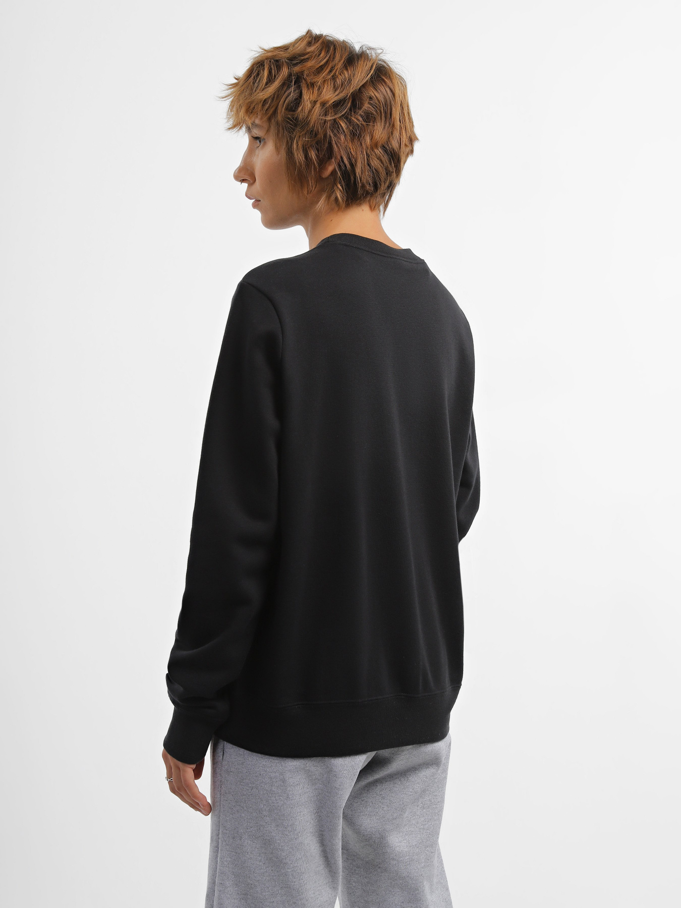 Худі та світшоти NIKE Sportswear Club Fleece Crewneck модель DQ5473-010 Фото