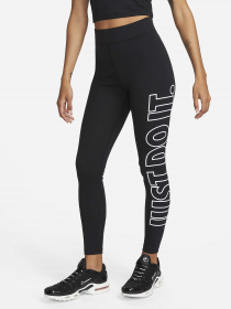 Брюки NIKE Sportswear Classics Graphic High-Waisted модель DV7793-010 Фото