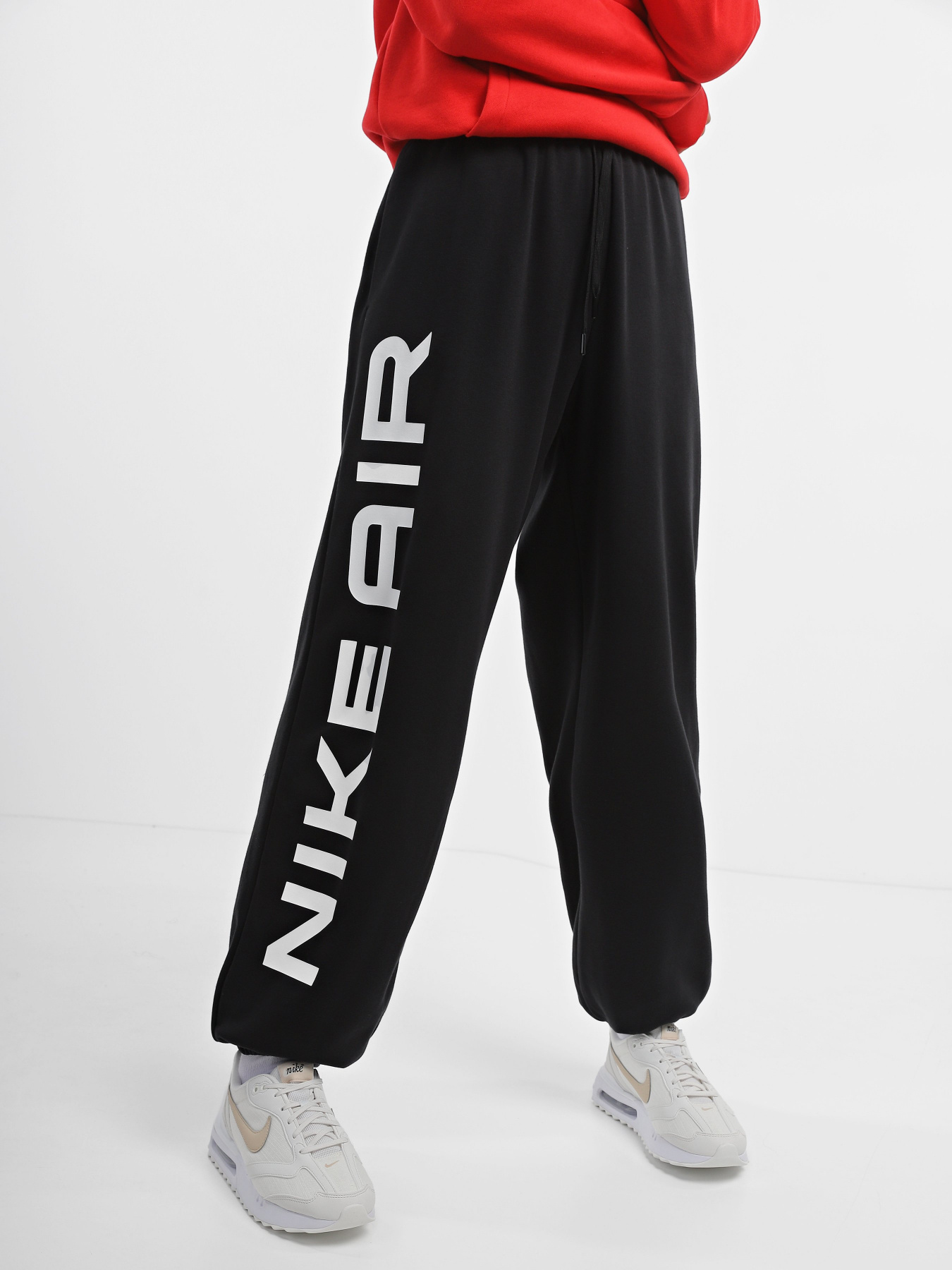 Брюки NIKE Sportswear Air Fleece Oversized модель FB8051-010 Фото