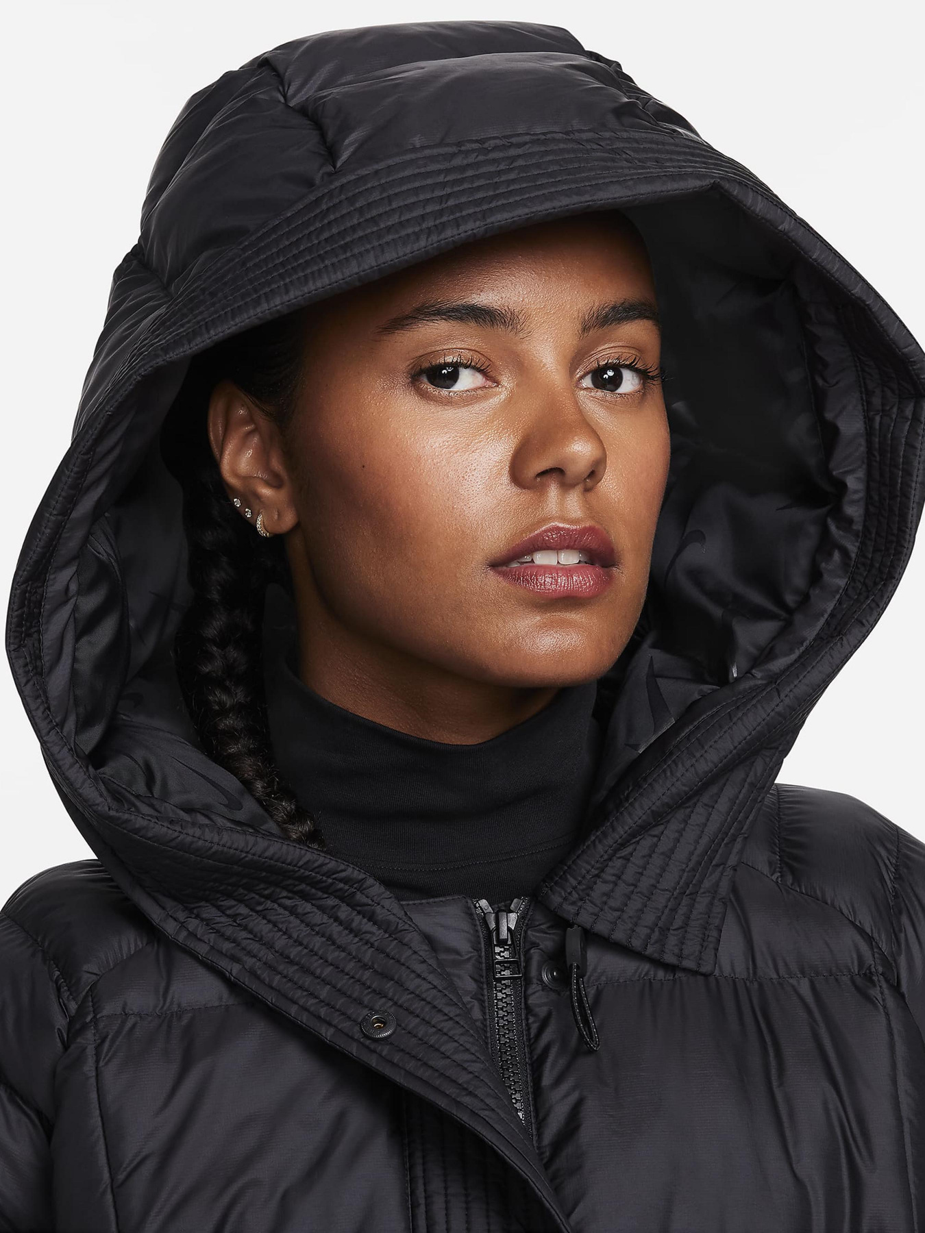 Куртки та дублянки NIKE Sportswear Swoosh Puffer PrimaLoft® модель FB8729-010 Фото