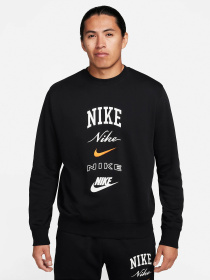 Худи и свитшоты NIKE CLUB FLEECE CREW-NECK модель FN2610-010 Фото