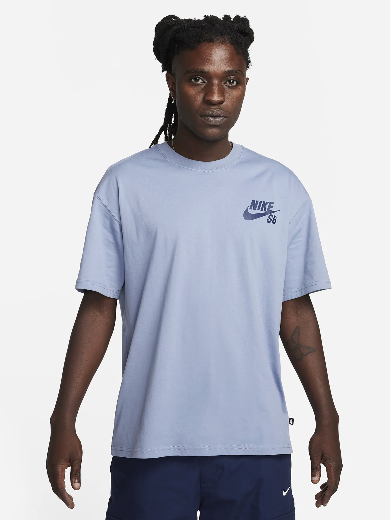 Футболки и поло NIKE SB TEE LOGO LBR модель DC7817-493 Футболки и поло NIKE SB TEE LOGO LBR модель DC7817-493 Фото
