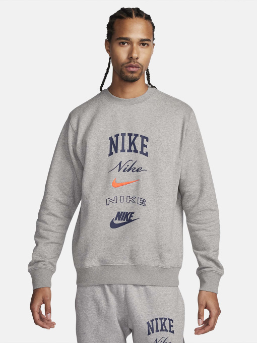 Худи и свитшоты NIKE CLUB BB CREW STACK GX модель FN2610-063 Фото