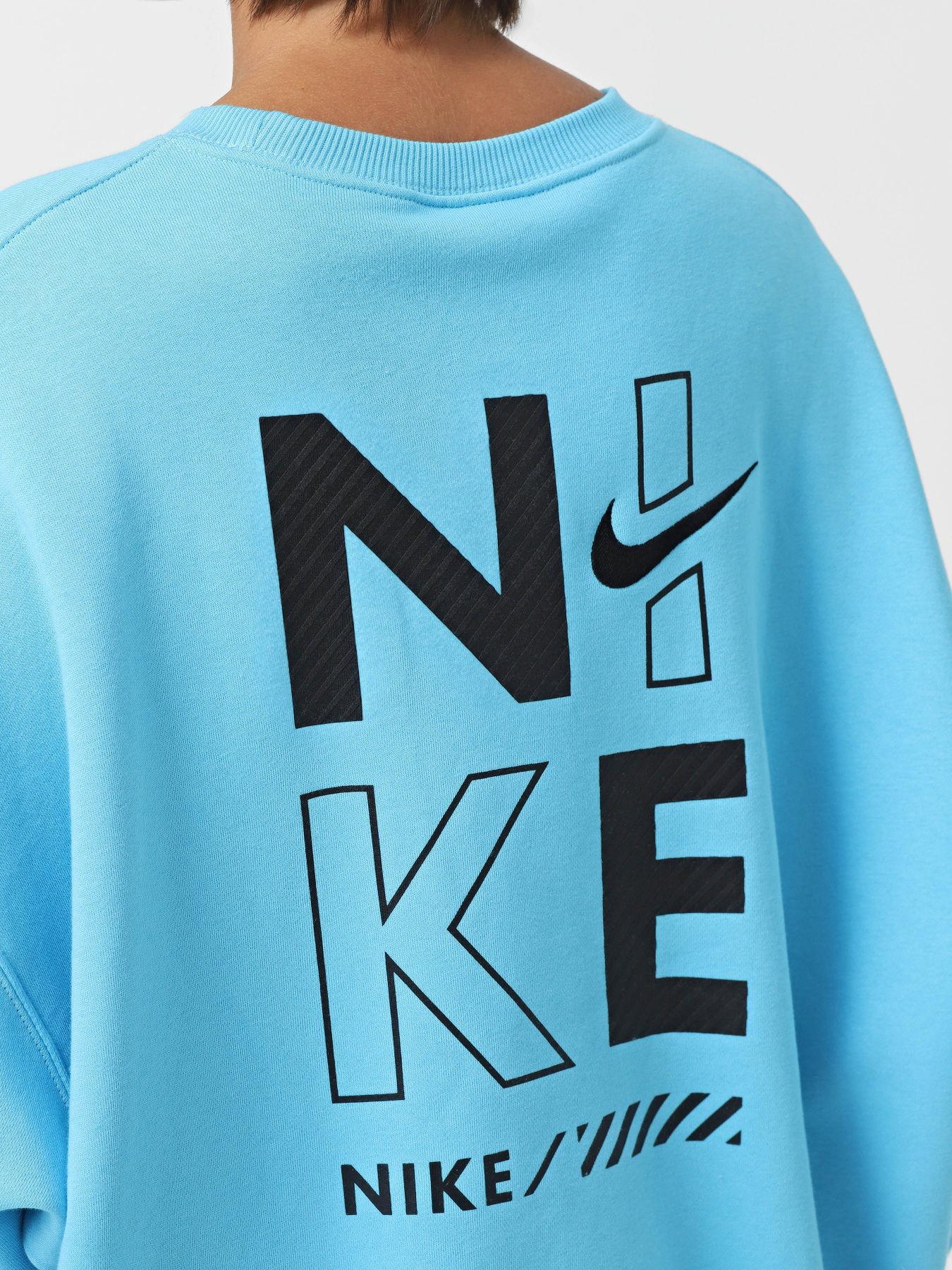 Худі та світшоти NIKE OVERSIZED FLEECE CREWNECK модель HM4318-416 Фото