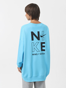 Худі та світшоти NIKE OVERSIZED FLEECE CREWNECK модель HM4318-416 Фото