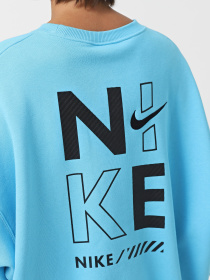 Худі та світшоти NIKE OVERSIZED FLEECE CREWNECK модель HM4318-416 Фото