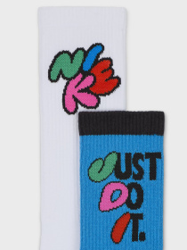 Носки и гольфы NIKE EVERYDAY PLUS CUSHIONED CREW модель HF0851-901 Фото