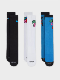 Носки и гольфы NIKE EVERYDAY PLUS CUSHIONED CREW модель HF0851-901 Фото