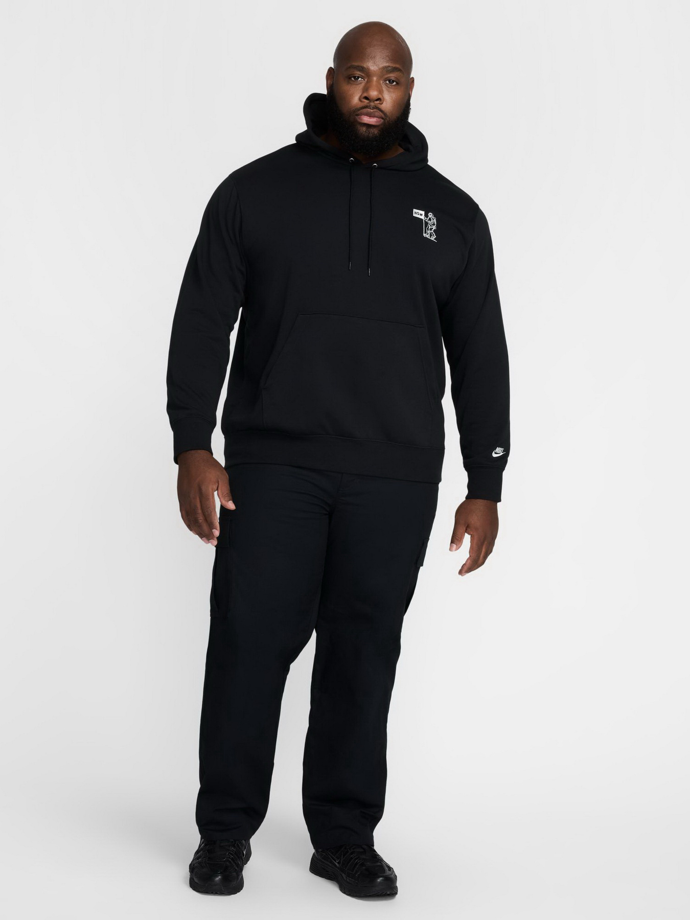 Худи и свитшоты NIKE CLUB FRENCH TERRY PO HDY модель HQ8594-010 Фото