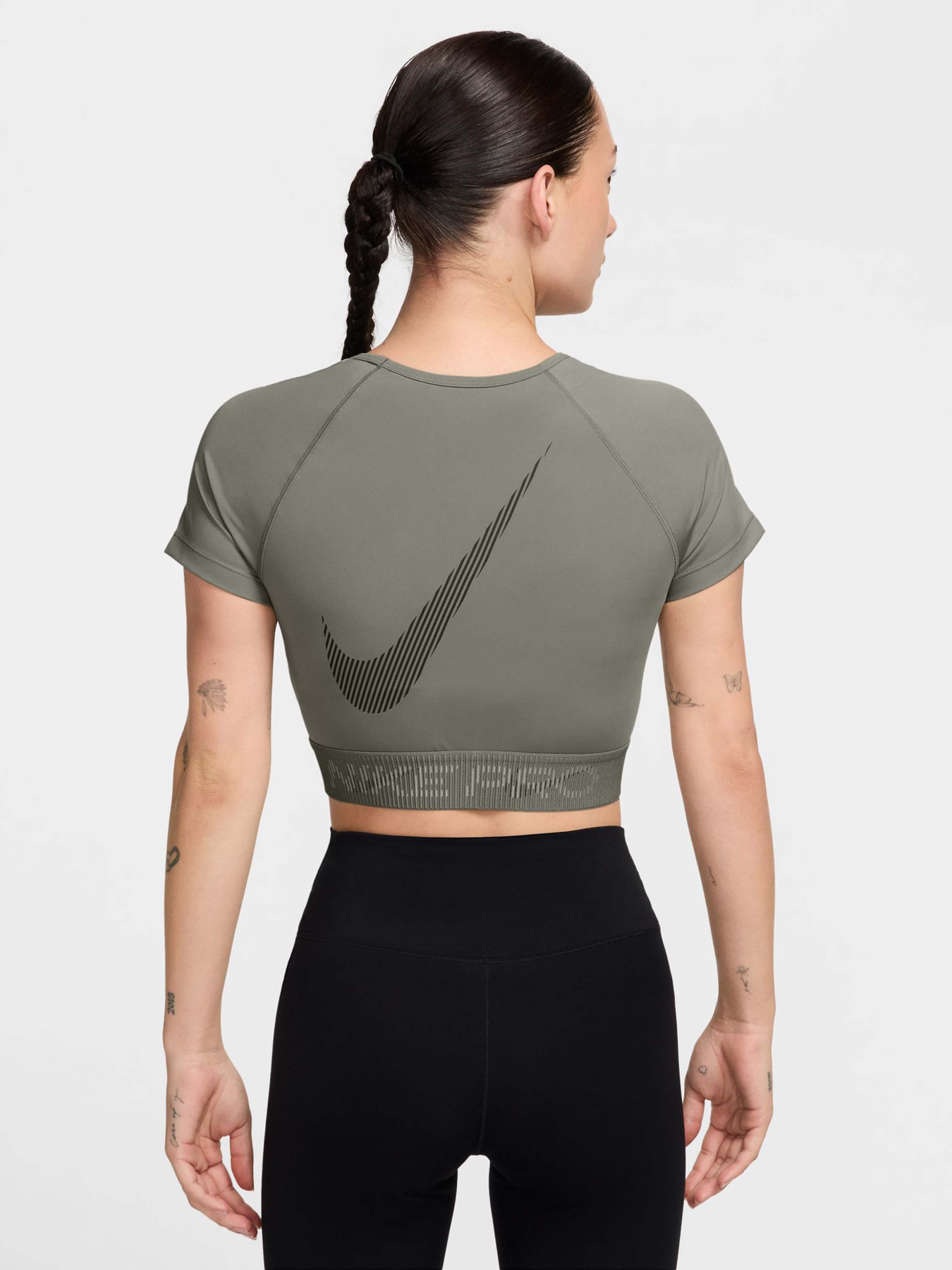 Футболки і поло NIKE PRO DRI-FIT CROP модель HM6369-320 Футболки і поло NIKE PRO DRI-FIT CROP модель HM6369-320 Фото