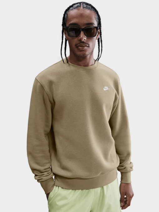 Худі та світшоти NIKE CLUB MEN'S FLEECE CREW модель FN3886-297 Фото